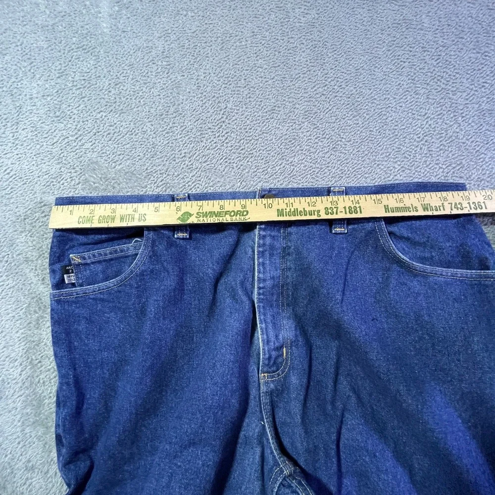 Carhartt Men's 40x30 Flame Resistant FR Work Pant Relaxed Fit Tenorio Tomas Blue